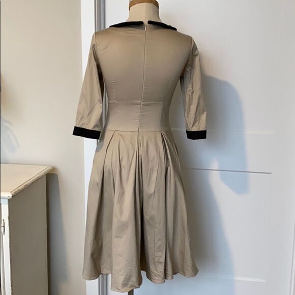 ReoRia 50s Style 3/4 Sleeve Rockabilly Dress 2/4 - Picture 5 of 9